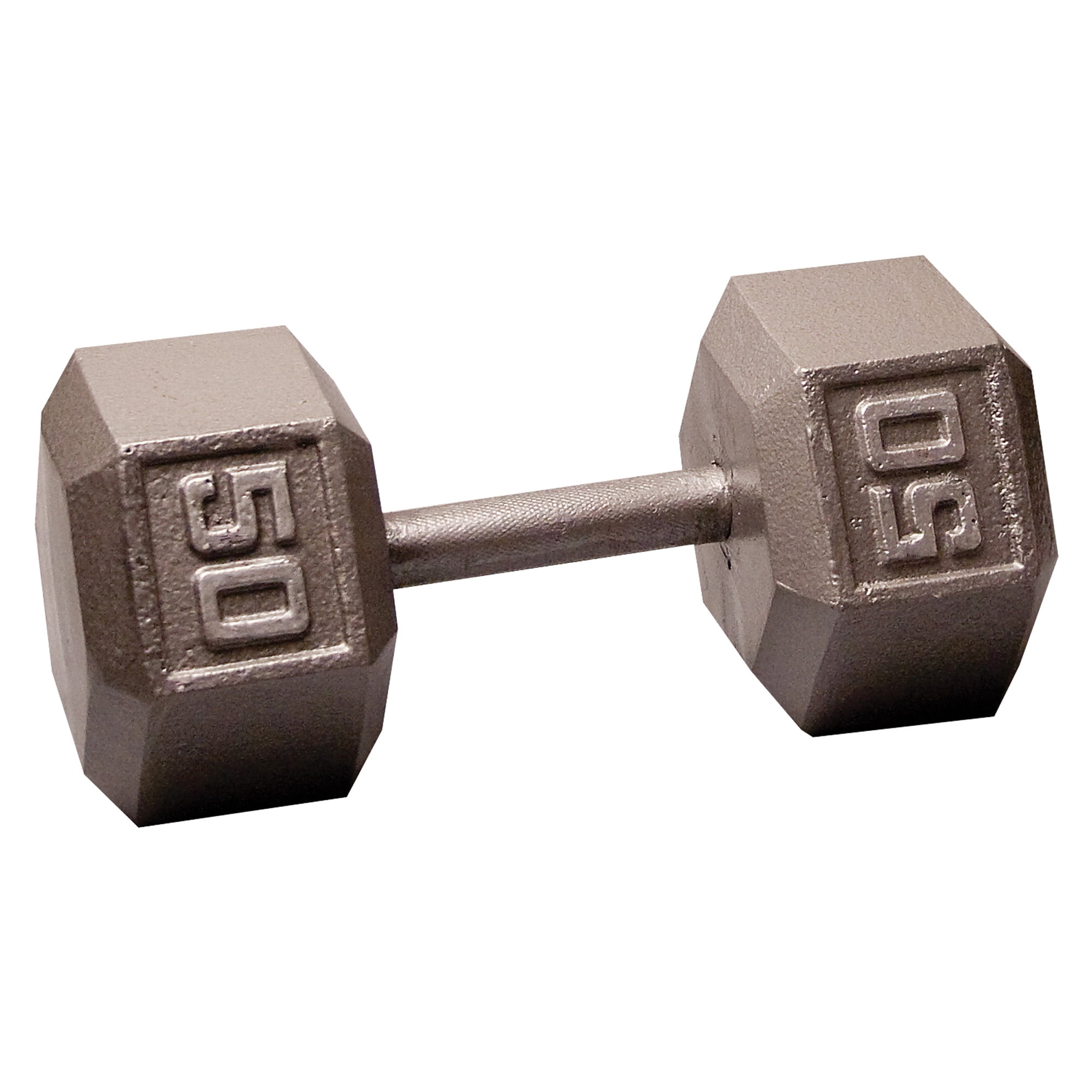 Body Solid SDS550 Grey Hex Dumbbell Set 5-50 lb