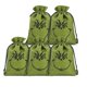 thumbnail image 1 of 5pcs Green Cartoon Character Christmas gift bags Santa Claus sack Merry Xmas eve party New Year Holiday kid boy girl present, 1 of 4