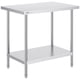 thumbnail image 1 of Mesa de preparación VEVOR de acero inoxidable, 60 x 90 x 86 cm, capacidad de 340 kg, 1 of 9