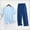 Sky Blue, variant on Mens Big and Tall Pajama Set Bamboo Viscose Soft Pijamas Sets for Men Loose Fit Short Sleeve Full Length Pants Pjs Sleepwear with Pockets Size L-5XL Silver