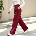 thumbnail image 6 of LIaqionyy Sweatpants for Womens Lounge Baggy Fashion Comfy Joggers Workout Pant Fall Winter Trousers with Pockets, 6 of 8