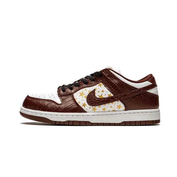 NIKE MENS SB Dunk Low "Supreme - Stars - Barkroot Brown" DH3228 103 from Stadium Goods