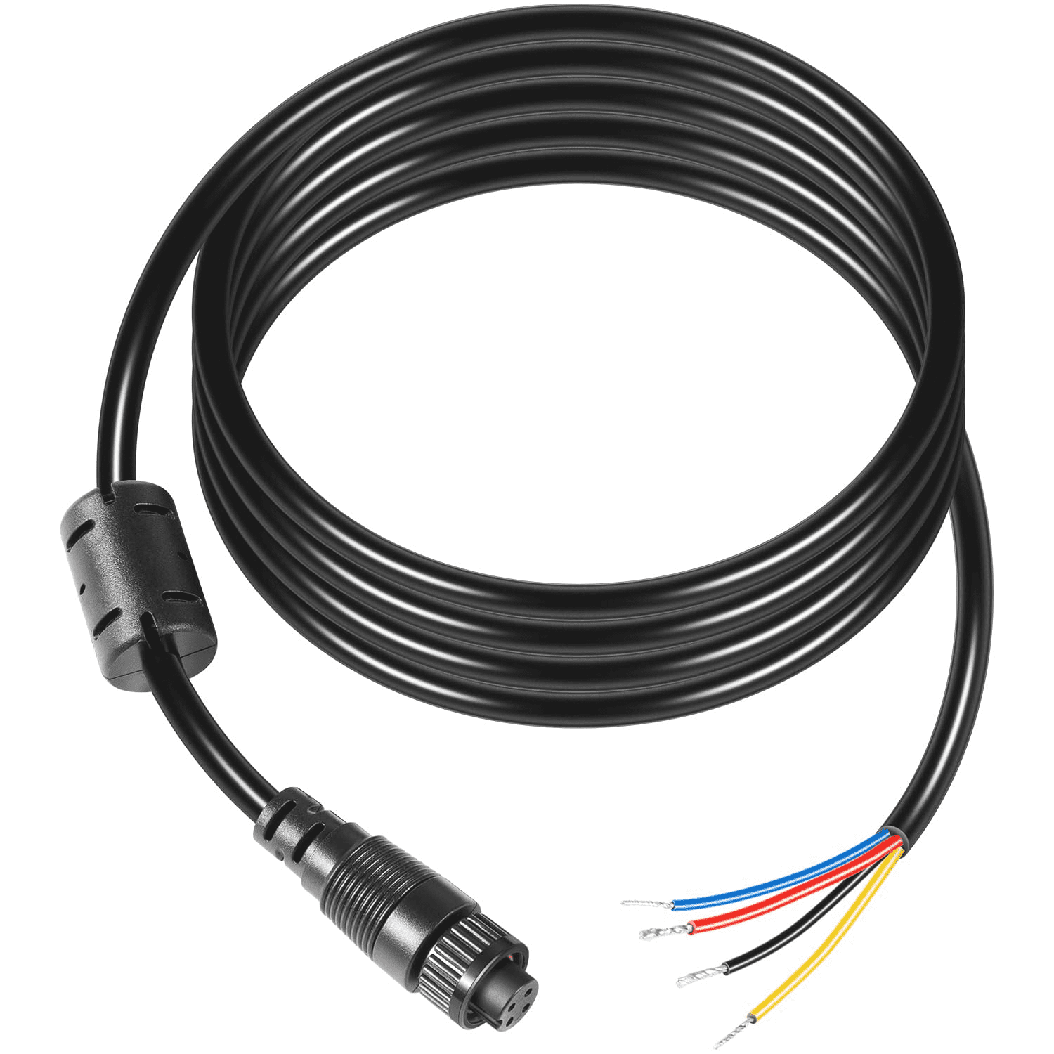 xzyuan 000-00128-001 4-Pin Power Cable for Simrad - Compatible with GO, NSS evo3, Vulcan, Zeus3-2m (6.5ft) Bare Wire Output for Power, Alarm, and Control Bus