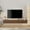 Wood 42, variant on TV Stand Floating TV Stand, Wall Mounted TV Shelf with Led Lights & Power Outlet,High Gloss TV Cabinet for tv Stands for Living Room,Entertainment Center