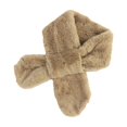 thumbnail image 3 of Duoif Faux Fur Wrap, Fleece Boys Girls Scarf Warm Winter Autumn Kids Collar Scarf Neck Warmer Children Scarf Fluffy Scarf for Women Fur Collar Khaki, 3 of 3