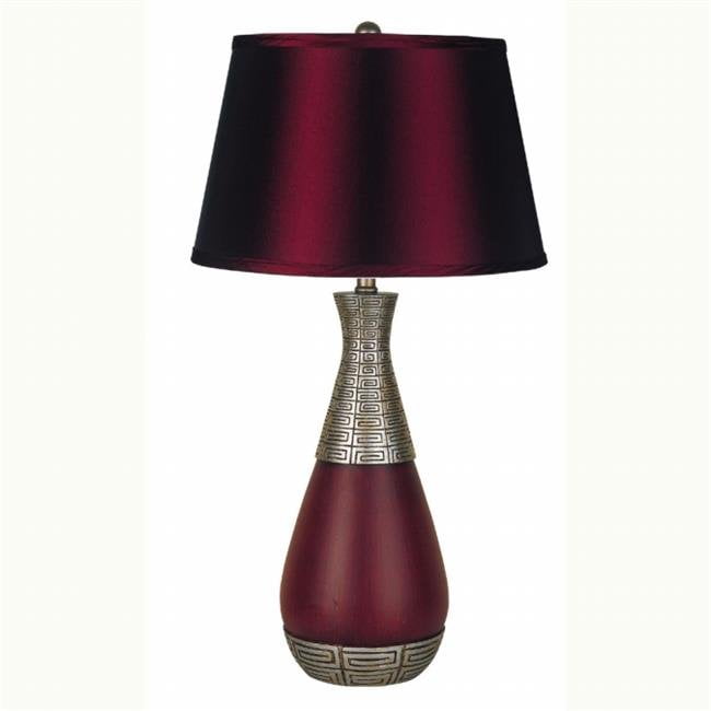 burgundy table lamps