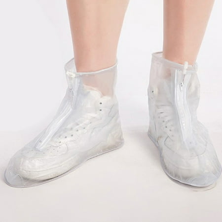 

Waterproof Anti-Slip Overshoes Rain Boots Reusable Shoes Covers with Thickened Sole for Raining Day