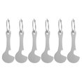 thumbnail image 2 of 6pcs Shopping Trolley Token Pendants Stainless Steel Trolley Tokens Shopping Trolley Removers-Good-Yvan, 2 of 4
