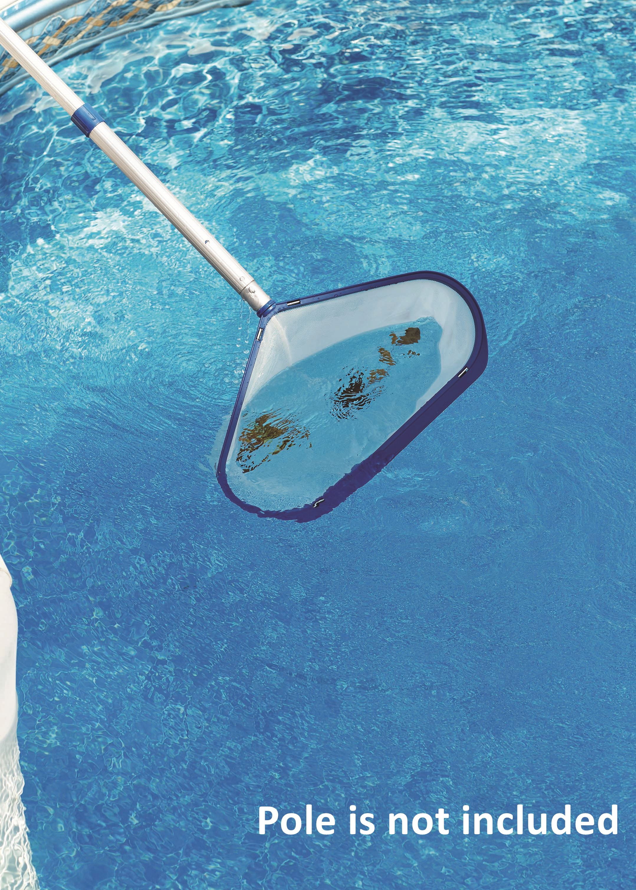 Mainstays Deluxe Swimming Pool Leaf Rake with Aluminum Handle Walmart