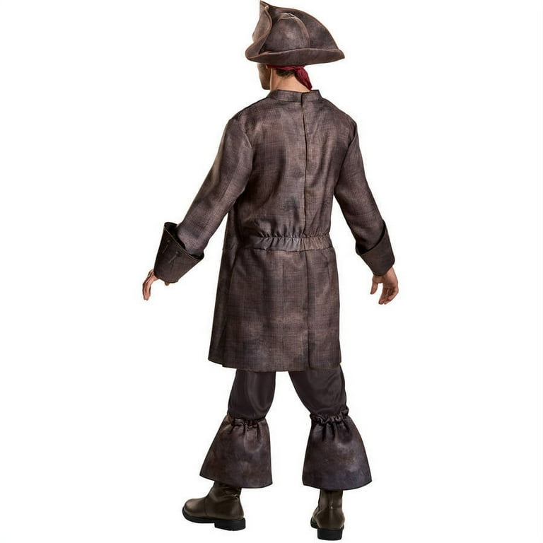 Pirates of the Caribbean 5 Jack Sparrow Deluxe Men s Adult Halloween Costume Walmart