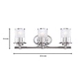 thumbnail image 6 of Essence 3 - Light Satin Platinum Nickel/Silver Aluminum Wall Sconce, 6 of 7