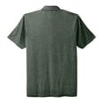 thumbnail image 6 of Yellow Rooster Mens Short Sleeve Shadow Stripe Polo Shirt Deep Forest Green 2XL, 6 of 7