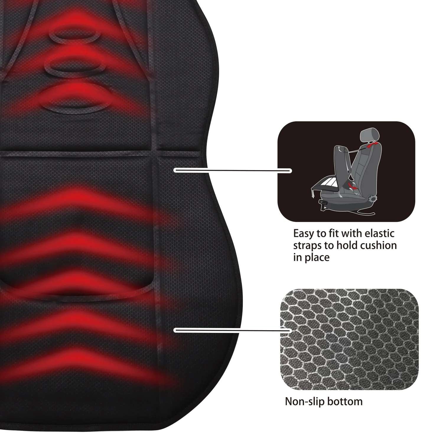 12V Heated Seat Cushion