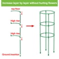 thumbnail image 3 of Soporte para flores varilla de soporte garra de cangrejo soporte para orquídeas soporte para flores de jardinería de múltiples capas cinco capas de 25 piezas [diámetro del ANGGREK Otros, 3 of 8