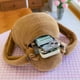 thumbnail image 3 of Mochila Felpa Capibara Bolso Piel para Estudiantes Niñas (con Flor) Rosa, 3 of 4