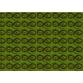 thumbnail image 1 of Ahgly Company Machine Washable Indoor Rectangle Transitional Dark Forest Green Area Rugs, 3' x 5', 1 of 7