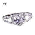 thumbnail image 3 of Iumwxz Mode zircon en Forme de Cœur Mariage, 3 of 7