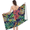thumbnail image 3 of Yibo Pineapple Theme Bath Towel Quick Dry Lightweight Shower Towel for Bathroom Outdoor Swimming, 3 of 9