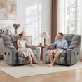 thumbnail image 2 of Bonzy Home 2 Pack Power Lift Recliner Chairs, Oversized Lift Chairs for Elderly with Heat, Massage, Remote and Side Pocket, Ashy, 2 of 7