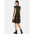 thumbnail image 3 of Time and Tru Women's Mini Woven Dress, 3 of 5