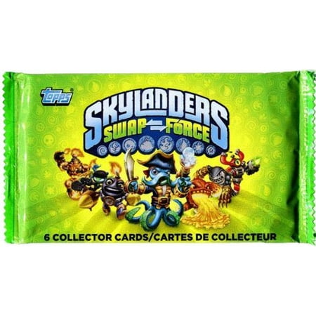 Pack Single Card - Skylanders Swap Force Collector Card Pack (Single Pack), Collectible Trading Cards from the Skylanders Swap Force video game! By Topps