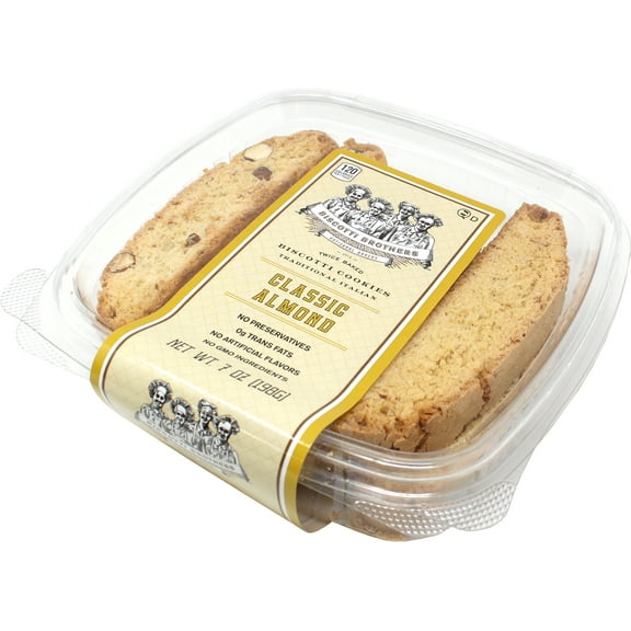 Biscotti Brothers Bakery 7 oz Almond Biscotti, 12 CT/Case, Non-GMO and Kosher certified, No Preservatives