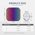 thumbnail image 3 of Vsdgher Leopard Neon Rainbow Gradient Print Car Windshield Sun Shade, Reflective Sunshade Window Sunshade Sun Visor Protector Fit for Cars,Trucks,SUVs-Large, 3 of 6