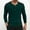 Green, variant on SYMOID Men's Long Sleeve Gray Henley Shirt - XL Slim Fit, Ribbed Stretch Fabric with Contrast Panels (Polyester/Rayon/Cotton/Spandex), Casual Daily Wear for All-Day Comfort