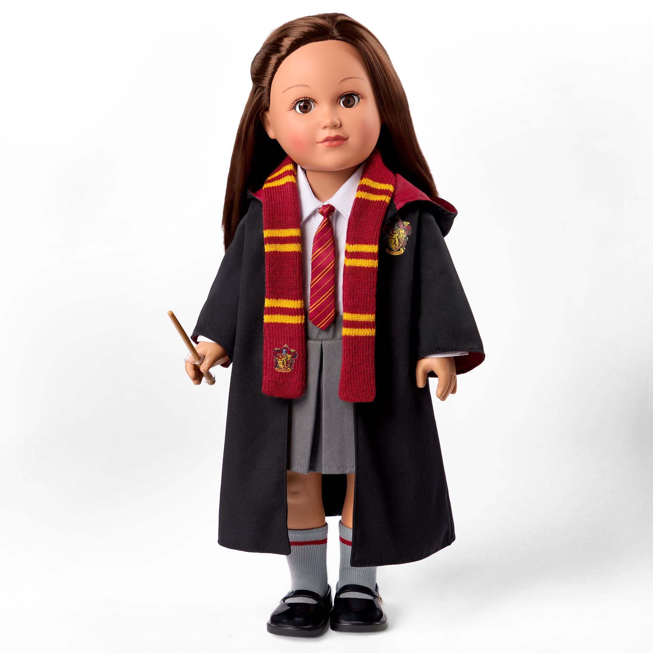 Harry Potter ™ Gryffindor ™ School Uniform with Wand for 18inch Dolls Toys Kids 5 Years +  (图4)