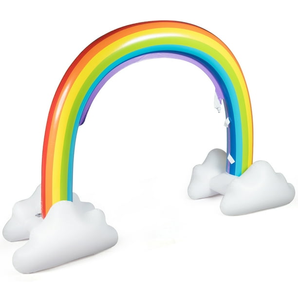 inflatable rainbow sprinkler walmart