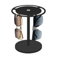 thumbnail image 3 of Fasiaou Metal Sunglasses Organizer, Glasses Holder Stand with Tray, Eyeglasses Holder with Anti-Slip Pads for Tabletop, Desk, Dresser, Matte Black, 3 of 7
