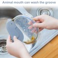 thumbnail image 2 of Baking Scraper Soft Animal Shape Household Oil Dish Plate Cleaning Tool Kitchen Cleaning Accessory, Blue, 2 of 9