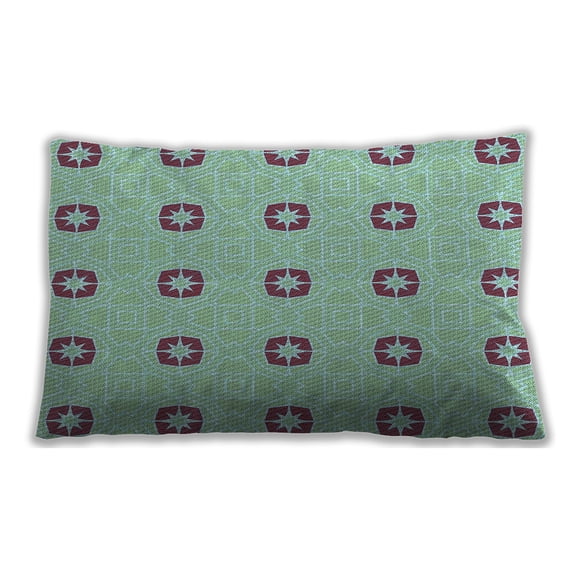 Ahgly Company Indoor Rectangular Contemporary Lumbar Throw Pillow, 13 inch by 19 inch