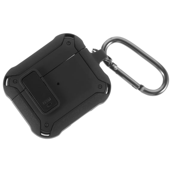 Black Earphone Case with TPU Protective Cap for /3, Lightweight, , Shockproof Cover - 1 Set
