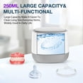 thumbnail image 5 of Loheer Ultrasonic Retainer Cleaner Machine, 45kHz Dentures Cleaner for Mouth Guards, Braces, Toothbrush Heads, Jewelry, 4 UV Lights, 250ML Capacity, 5 of 8