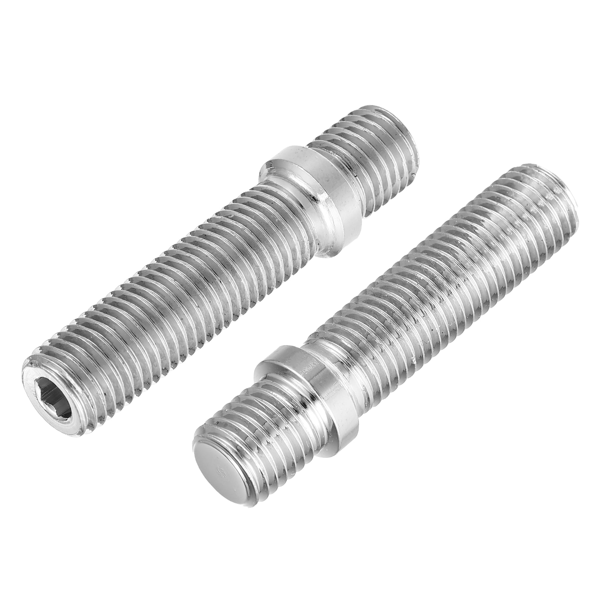 Unique Bargains M12x1.5 to M12x1.5 58mm Wheel Stud Fit for BMW - Pack of 10 Silver Tone