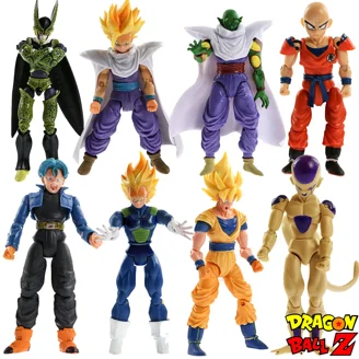 Dragon Ball Z Super Saiyan Goku and Vegeta Action Figure, 6