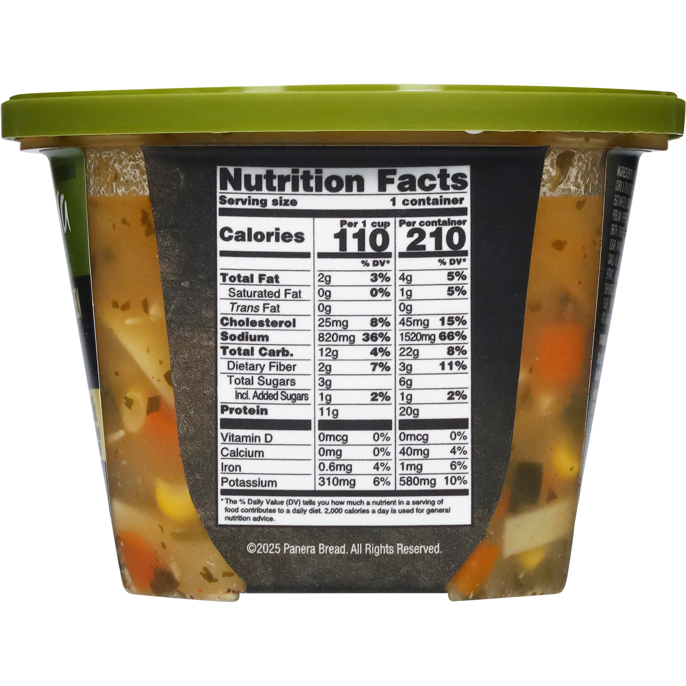 Panera Bread Fiesta Chicken Soup, 16 oz Ready-to-Heat Soup Cup (Refrigerated)