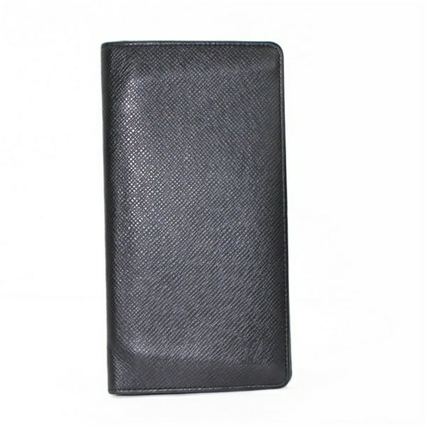Authenticated Used Louis Vuitton Taiga Bi-Fold Wallet Brazza Wallet ...