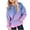 Sky Blue, variant on Girls Gradient Color Hoodie | Preppy Oversized Hooded Sweatshirt | Cute Pocket Pullover with Long Sleeve | Streetwear Casual Wear for Teen Girls(Pink,2-3Years)