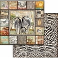 thumbnail image 4 of Stamperia Double-Sided Paper Pad 12"X12" 10/Pkg-Savana, 10 Designs/1 Each, 4 of 11