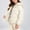 White, variant on Fesfesfes Kids Unisex Wave Quilted Hooded Puffer Jacket Full Zip Lightweight Warm Winter Coat with Contrast Lining for Boys Girls Ages 2-13 Years