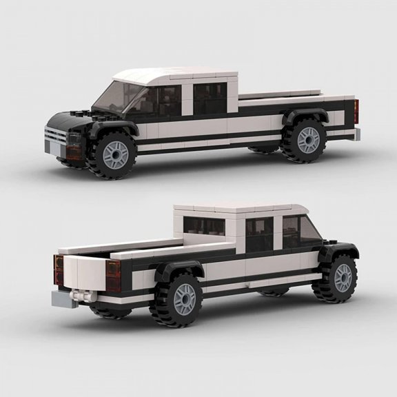 City Car Vehicle Speed Champion Racer Pickup Truck Building Blocks Brick Racing Super Technique Creative Garage Set Kid Toys Moc