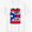 White, variant on Puerto Rican Flag Design Sleeveless Jersey Style Short Sleeve T-Shirt For Women Men Perfect Gift For Puerto Rican Pride Lovers