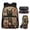 Colorful Black Cat Print, variant on Bulopur Pink Cherry Blossom Kids Backpack Set 4 Pcs Axolotl Print Waterproof Kids School Bag with Lunch Box, Pencil Case and Water Bottle Cover for Kawaii Axolotl Lover Little Girls