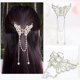 thumbnail image 3 of Ganga Única 2 piezas Clip para el Cabello Clásico Hueco Mariposa Clip de Borlas Elegante Accesorios para el Cabello Bonitos para Mujeres 5.71", 3 of 7