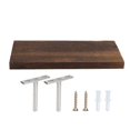 thumbnail image 1 of Wall Mounted Storage Shelves Floating Shelf Wood Storage Rack Display Organizer for Home Living Room30x14x2cm, 1 of 4