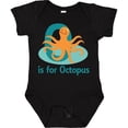 thumbnail image 3 of Inktastic O is for Octopus monogram Boys or Girls Baby Bodysuit, 3 of 5