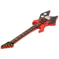 thumbnail image 3 of Mini Guitar Decoration, Mini Bass Lifelike Details Exquisite Classical  for Study for Home Reddish Black, 3 of 7