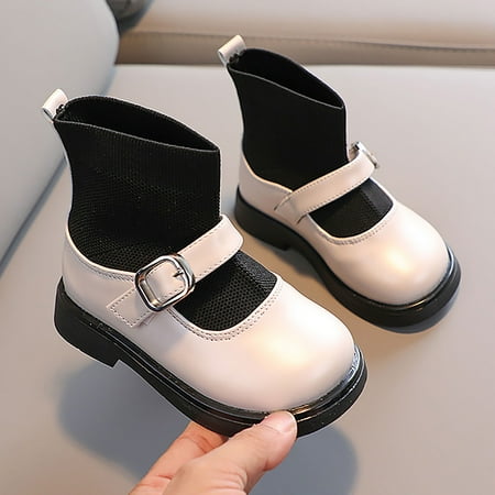 

Hunpta Boot For Toddler Girls Booties Little Kid Combat Shoes Short Boots Girls Ankle Boots